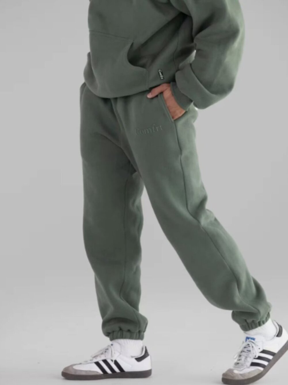 Comfrt Minimalist Sweatpants-Forest-Small